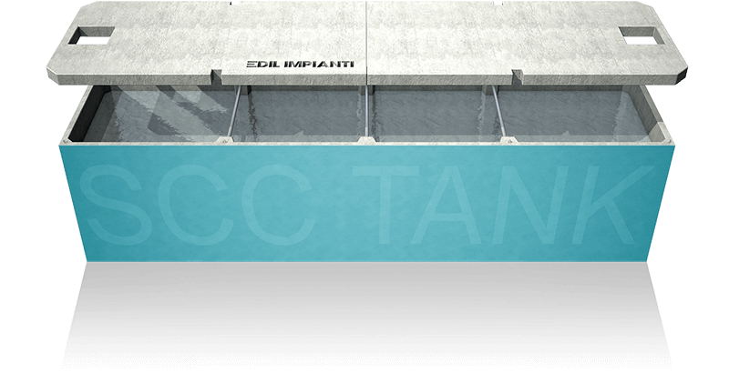 Cisterna Accumulo Self Compacting Concrete - SCC Tank - Serbatoio Prefabbricato